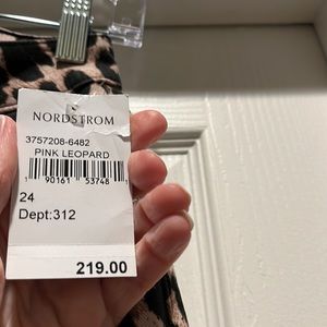 NWT PAIGE leopard jeans size 24.